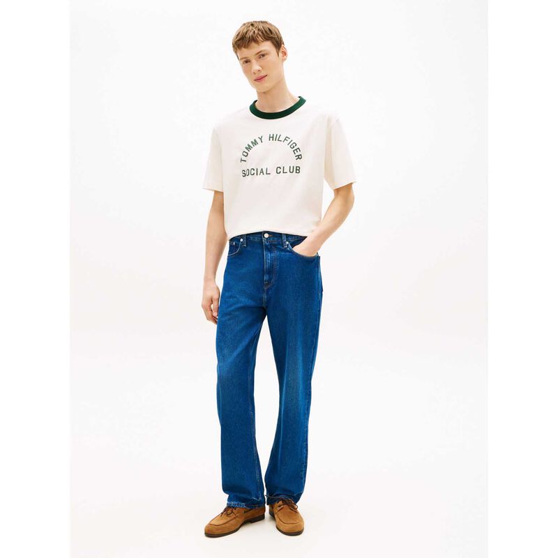Tommy Hilfiger Contrast Crew Neck Relaxed Jersey T-Shirt image number 3